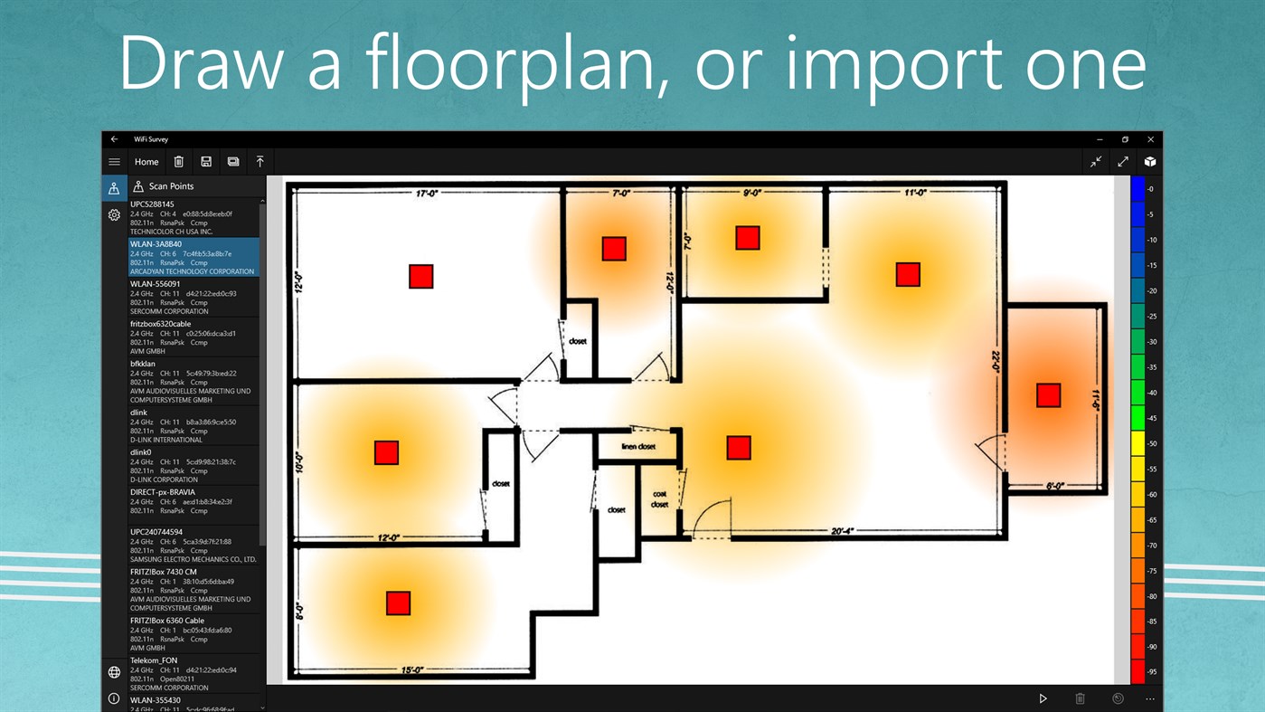 #2. WiFi Survey (Windows) 由: WiFi Tools