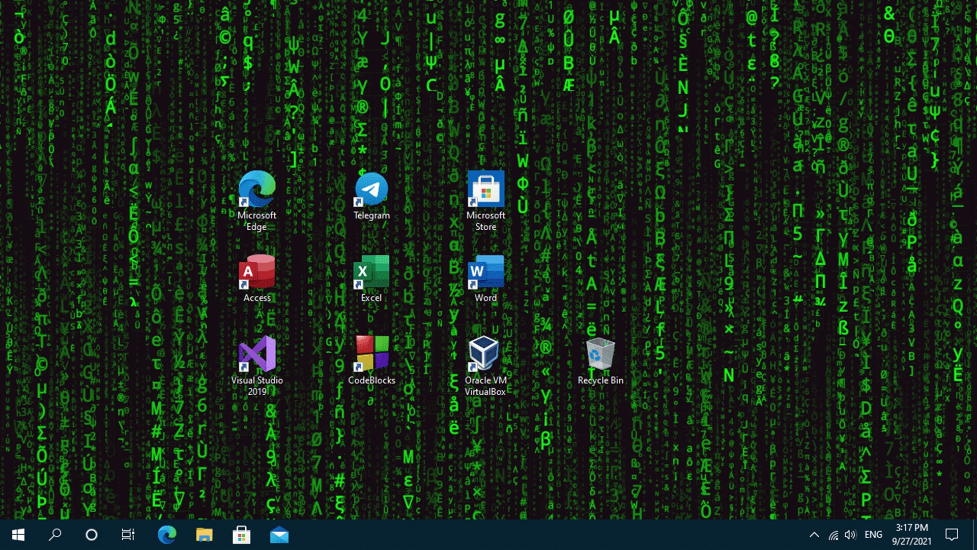 Matrix Wallpaper Moving Windows 7