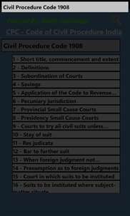 CPC - Code of Civil Procedure India screenshot 4