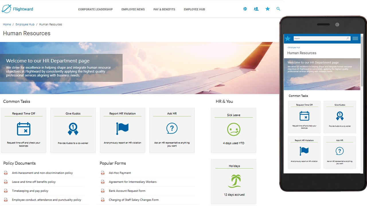 Snapshot 5 of Sparrow Modern Workplace