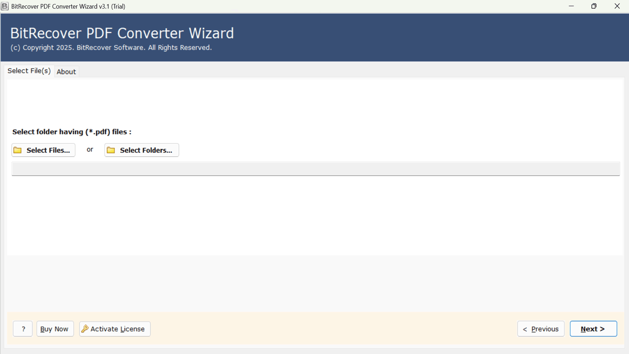 Snapshot 2 of BitRecover PDF to HTML Converter