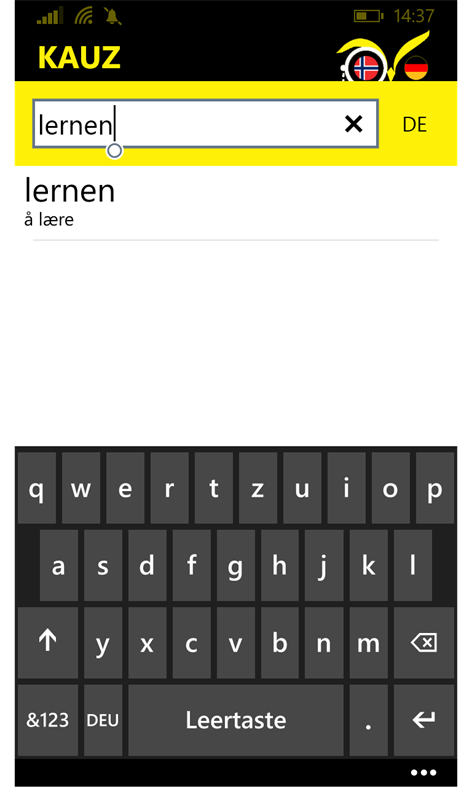 KAUZ Norsk-Deutsch Screenshots 2