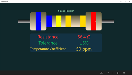 Resistor Finder screenshot 1