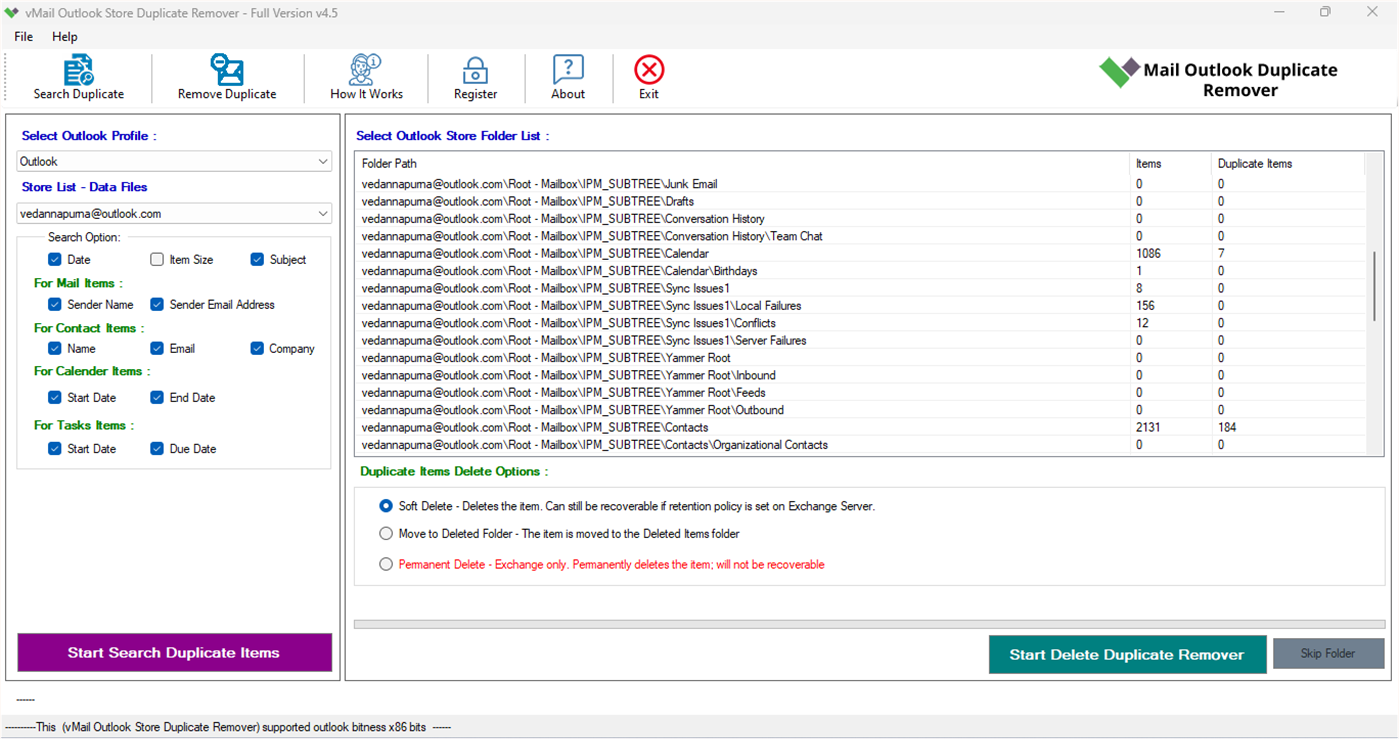 #6. vMail PST Duplicate Remover (Windows) Podle: VARTIKA SOFTWARE PRIVATE LIMITED