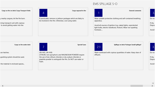 EIS Maritime Dangerous Goods (IMDG 2013) screenshot 5