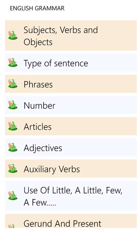 English Grammar Pro Screenshots 2