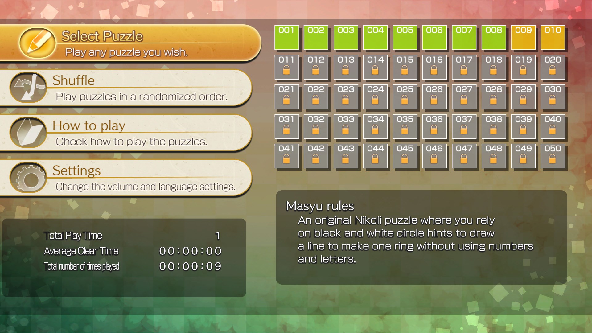 Puzzle by Nikoli W Masyu — скриншот 5