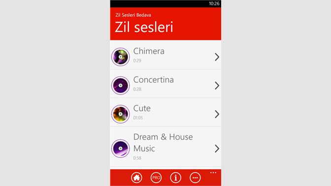 zil sesleri bedava al microsoft store