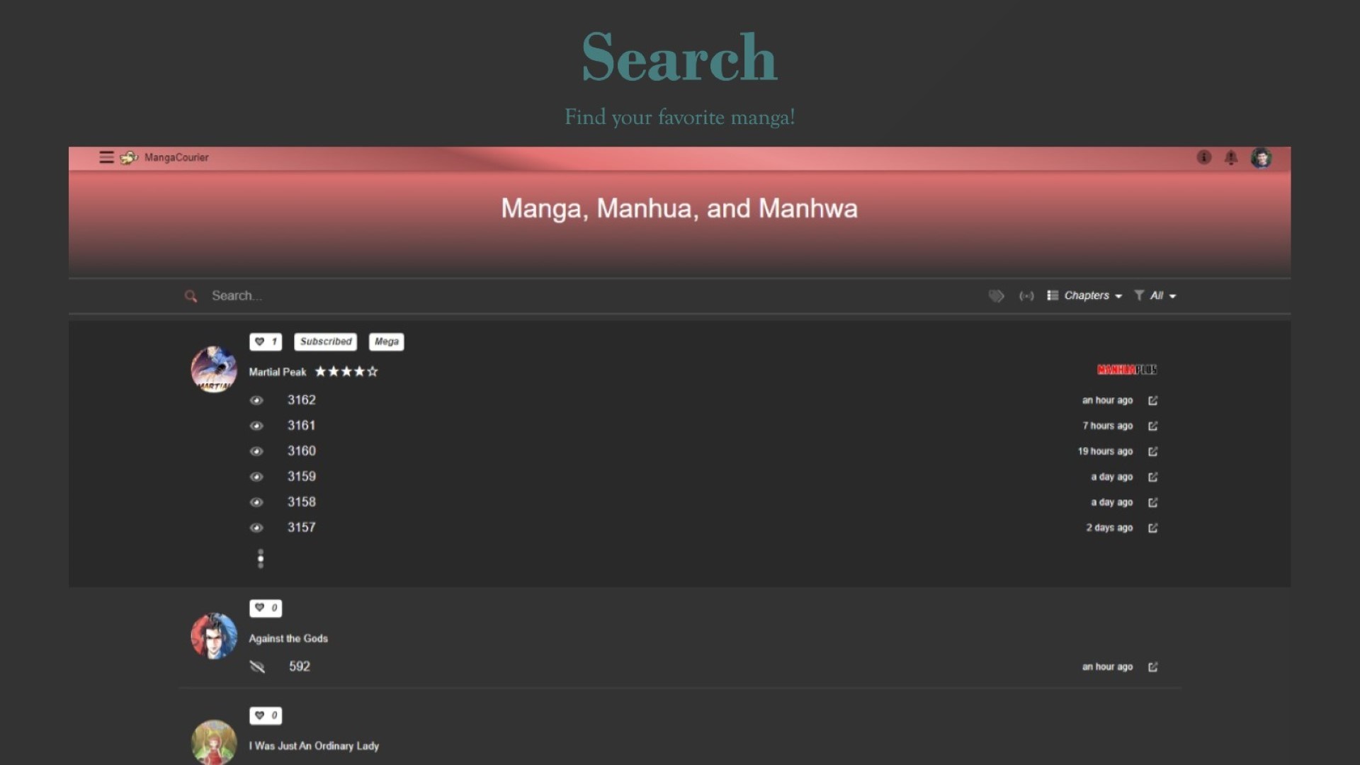 Manga Courier Screen Pics 5