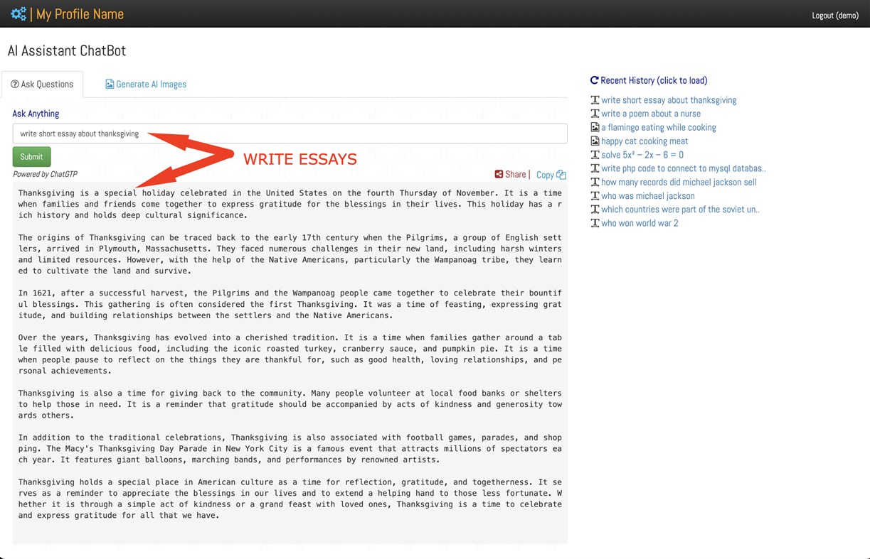 #3. AI Chatbot Assistant (Windows) Με: IW Technologies LLC