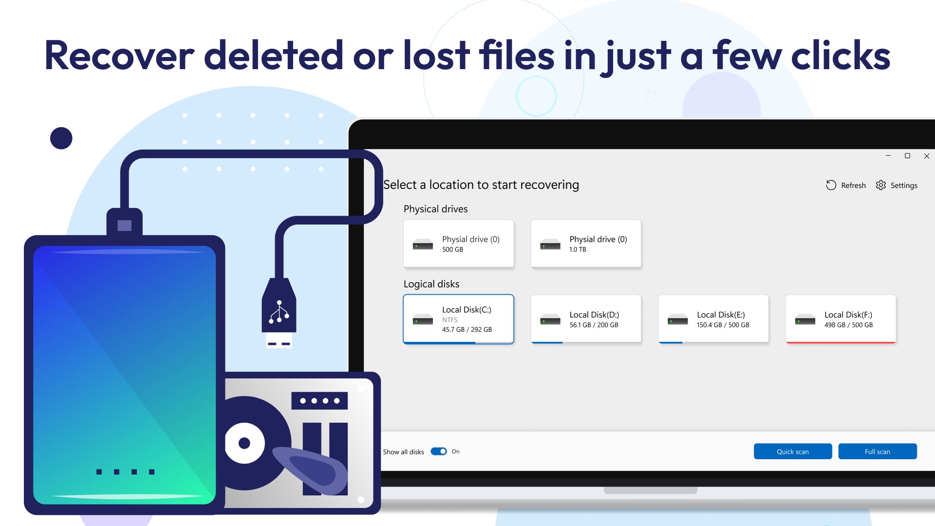 Restore Files screenshot