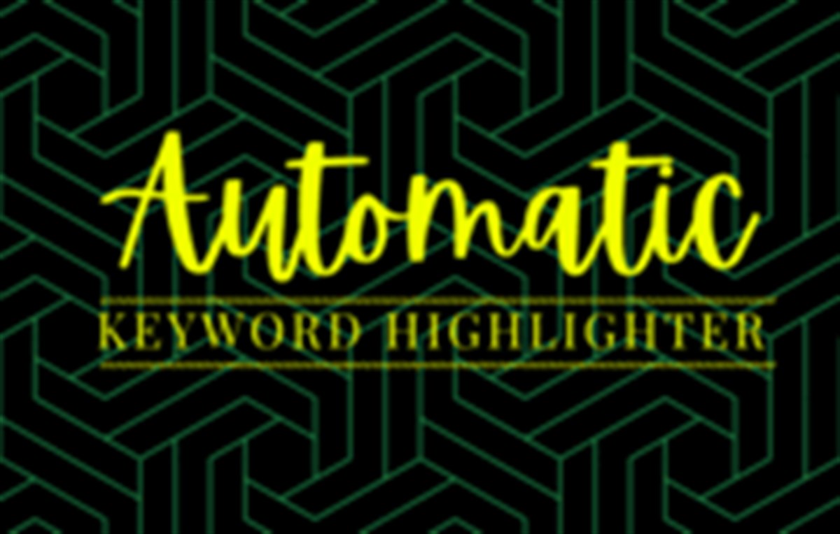 Automatic Keyword Highlighter by Texcerpt