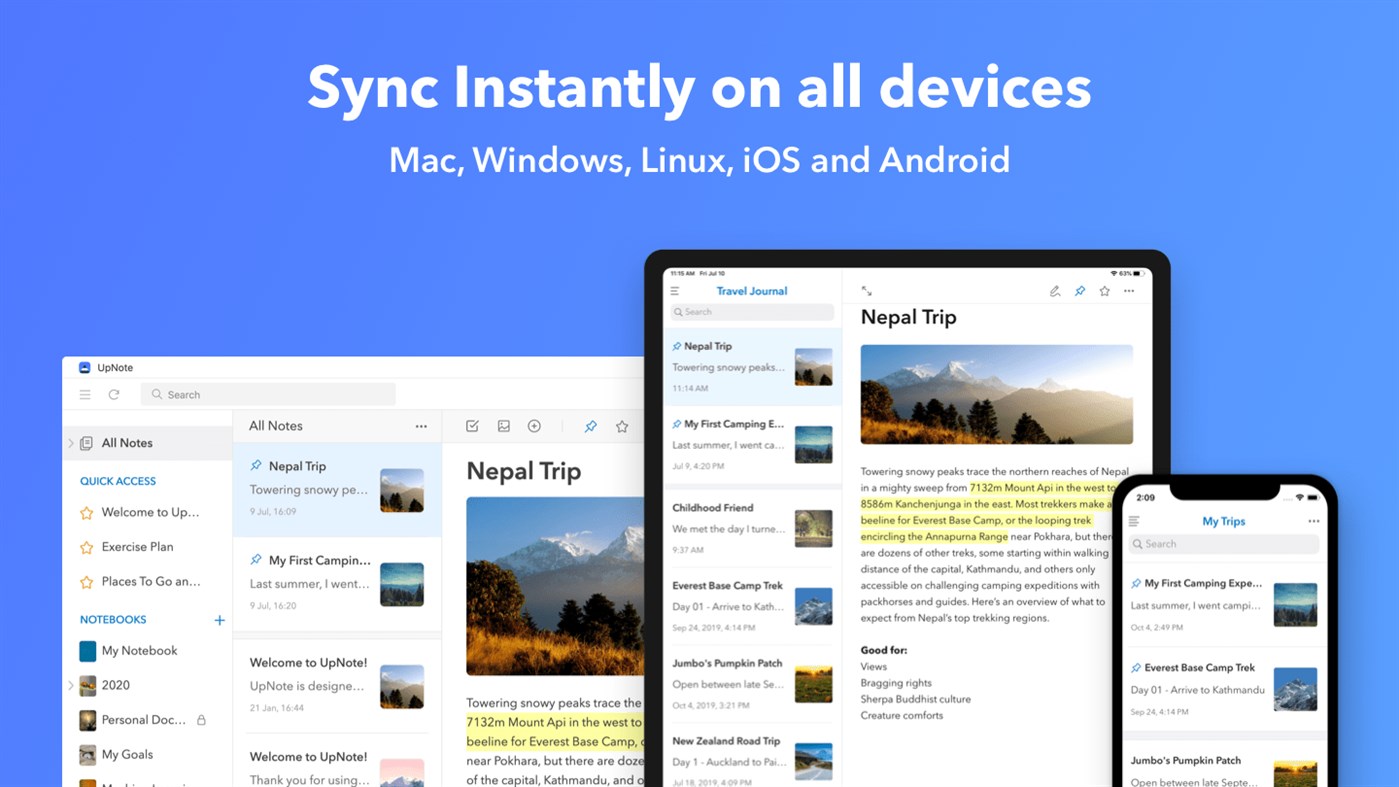 #4. UpNote (Windows) Ved: Thomas Dao