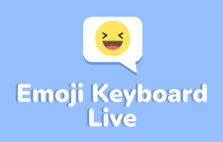 Emoji keyboard live small promo image