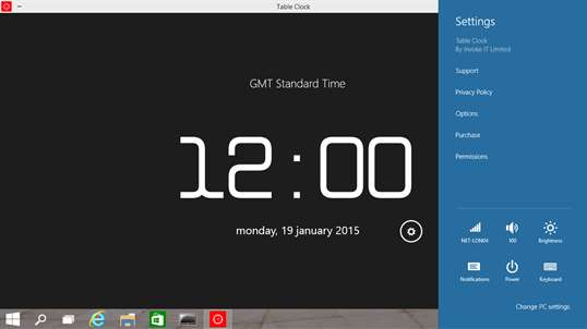 Table Clock screenshot 2