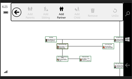 Slim Family Tree Designer screenshot 2