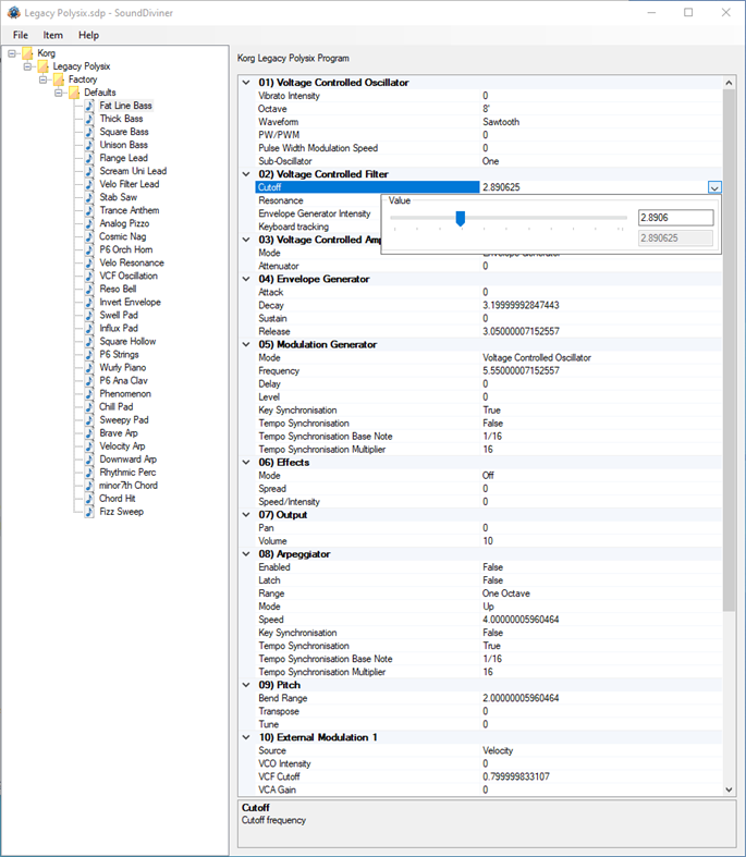 #2. SoundDiviner Plugin for Korg Legacy Polysix (Windows) By: SynthTools