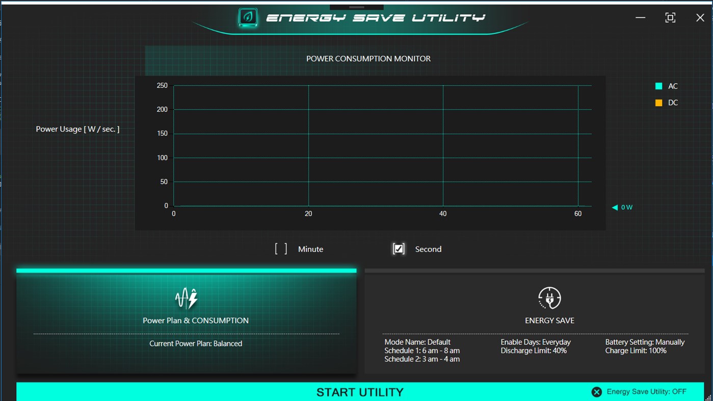 #1. Energy Save Utility (Windows) Podle: CLEVO CO.