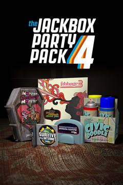 Cover poster for The Jackbox Party Pack 4