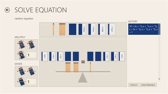 Matchbox Equations screenshot 4