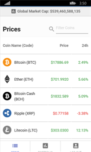 Bitcoin Price screenshot 2