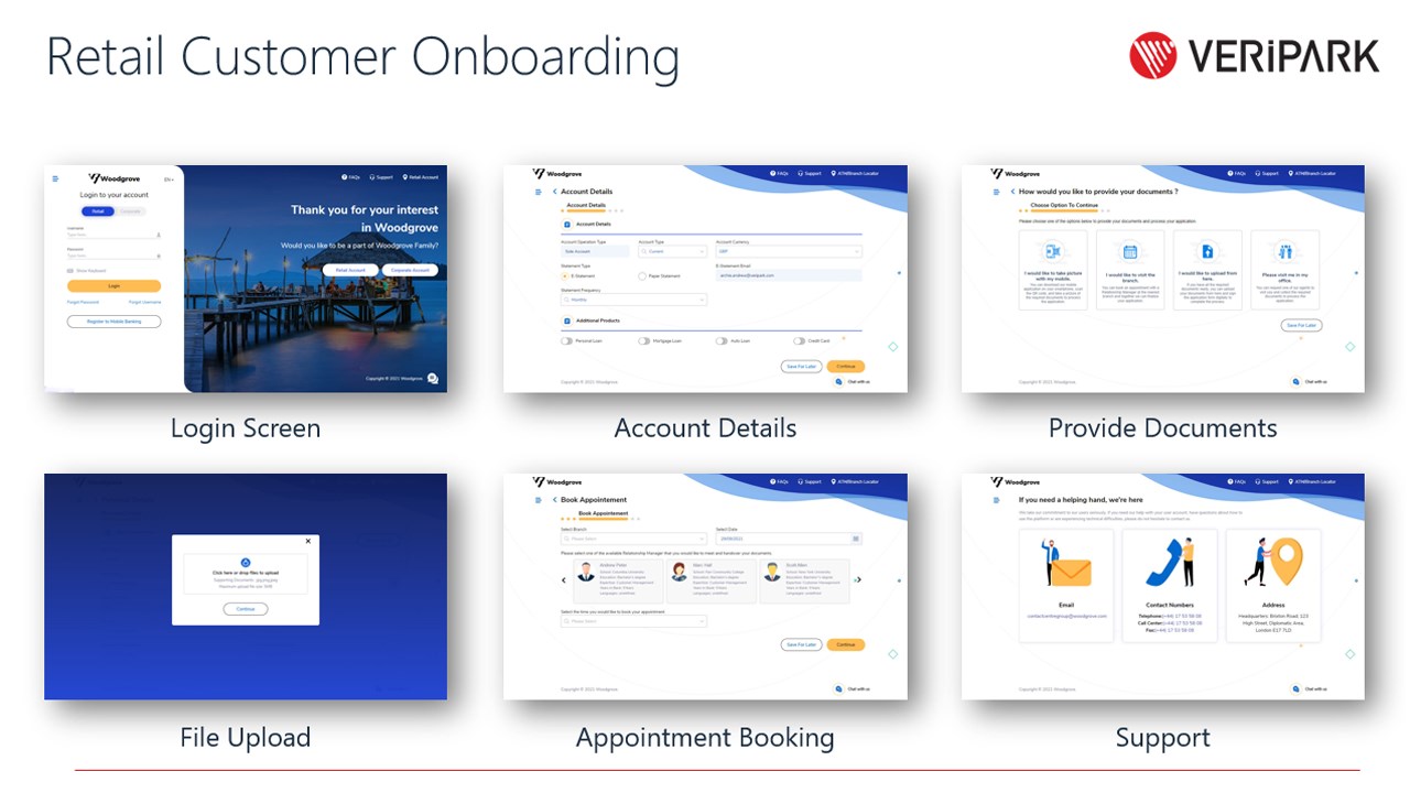 Snapshot 3 of VeriChannel Omni-Channel Banking on Azure