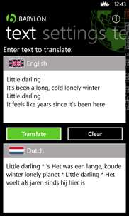 Babylon Translator screenshot 2