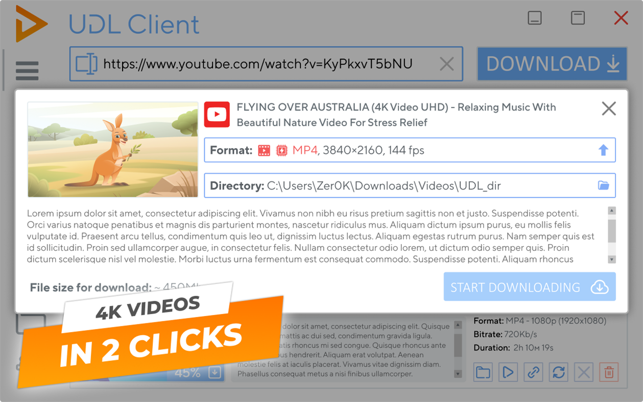 #2. UDL Client (Windows) 由: Universal DownLoader (UDL)