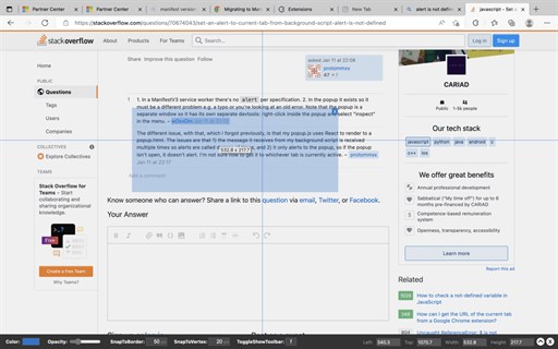 Better Ruler - Snapping Page Ruler for Precise Web Measurement