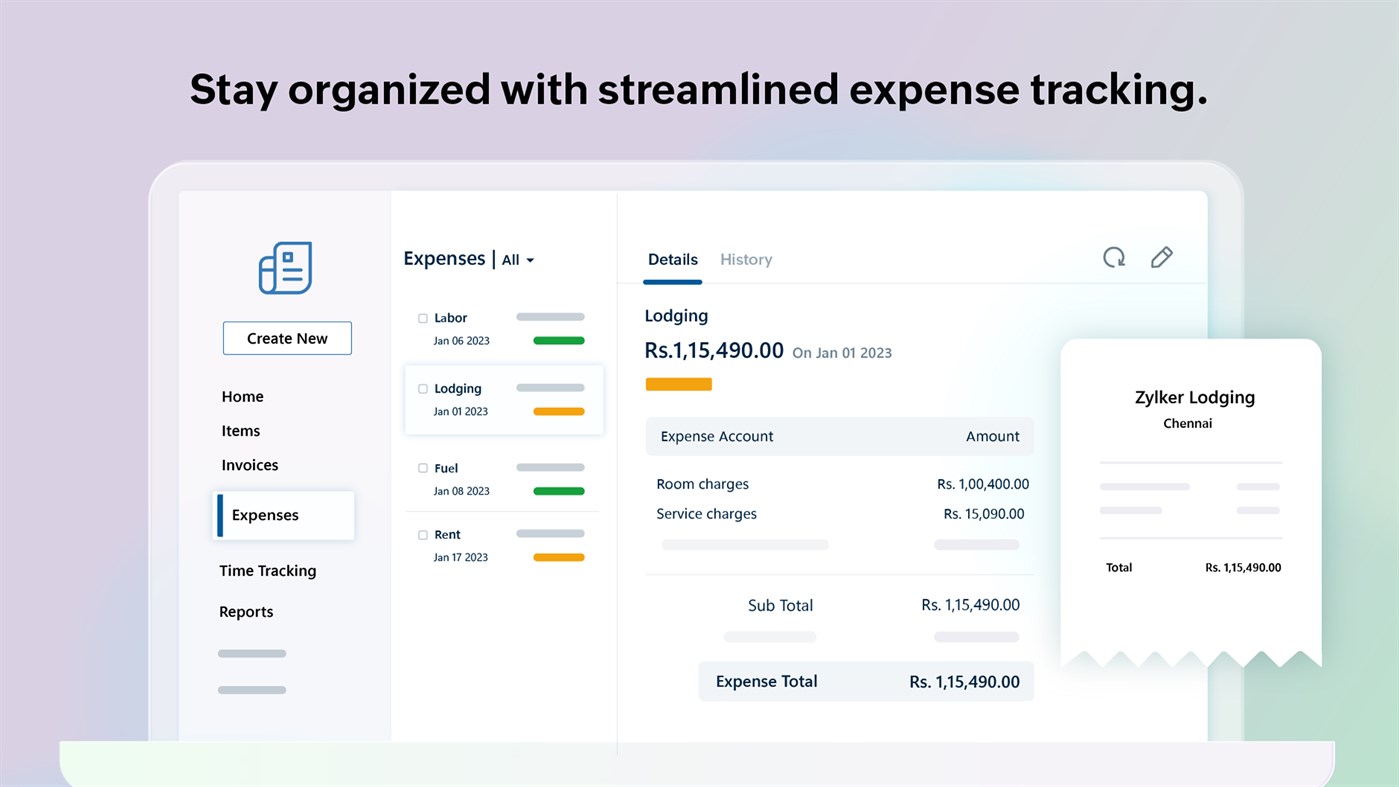 #4. Zoho Invoice - Free Invoicing for Businesses (Windows) Podle: Zoho Corp
