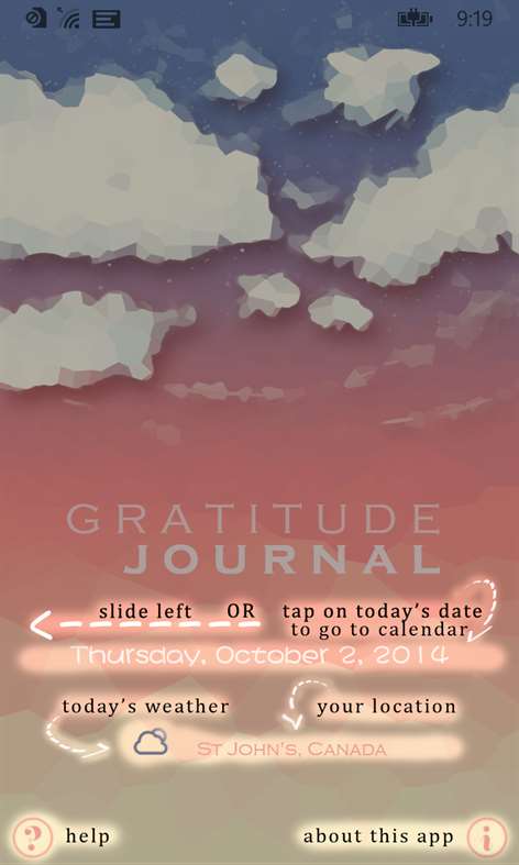 Gratitude Journal Screenshots 2