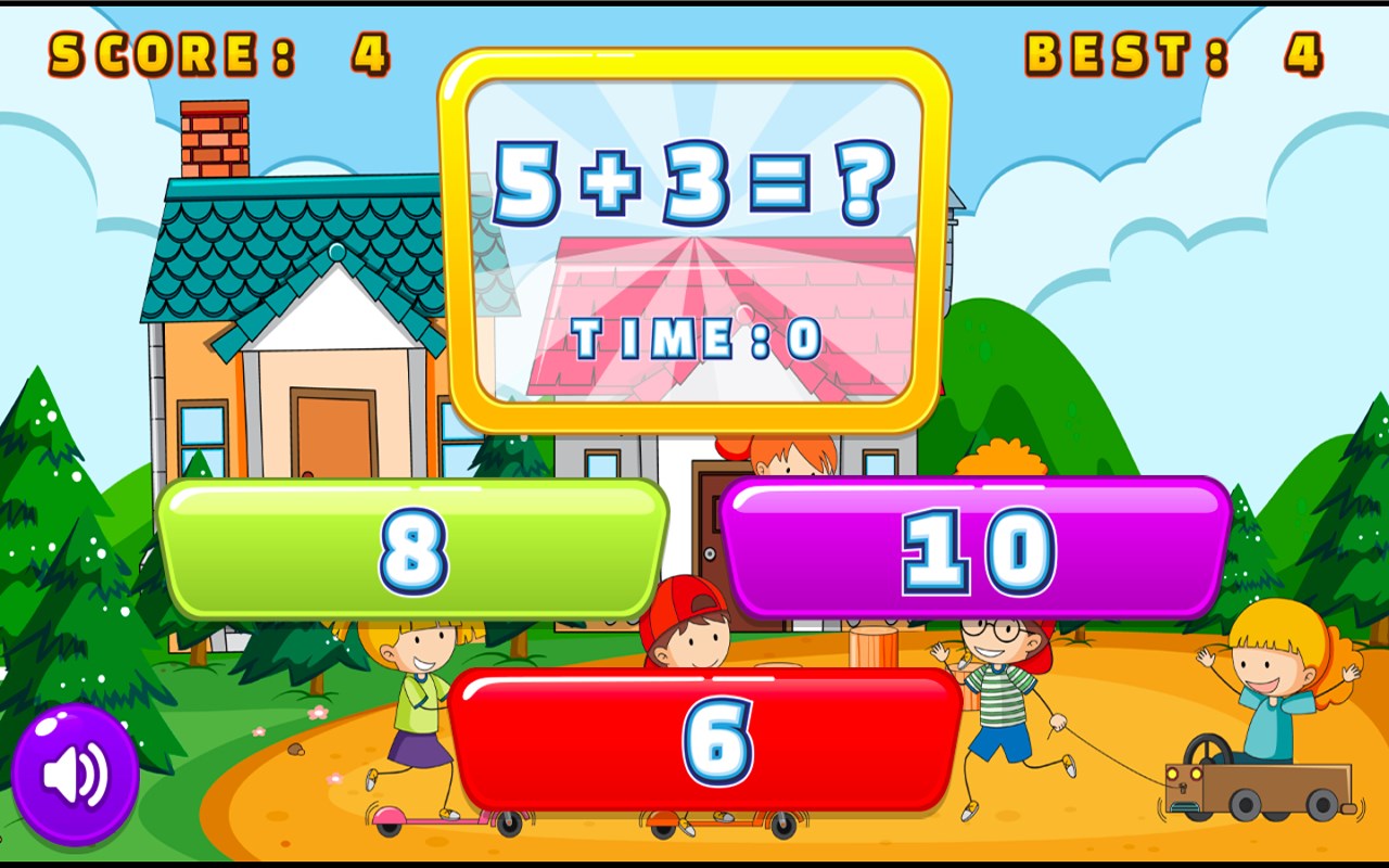 Kids Math Game - Html5 Game