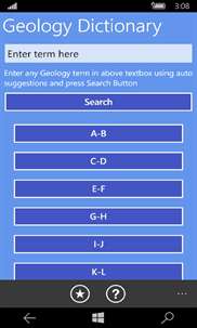 Geology Dictionary Pro screenshot 1