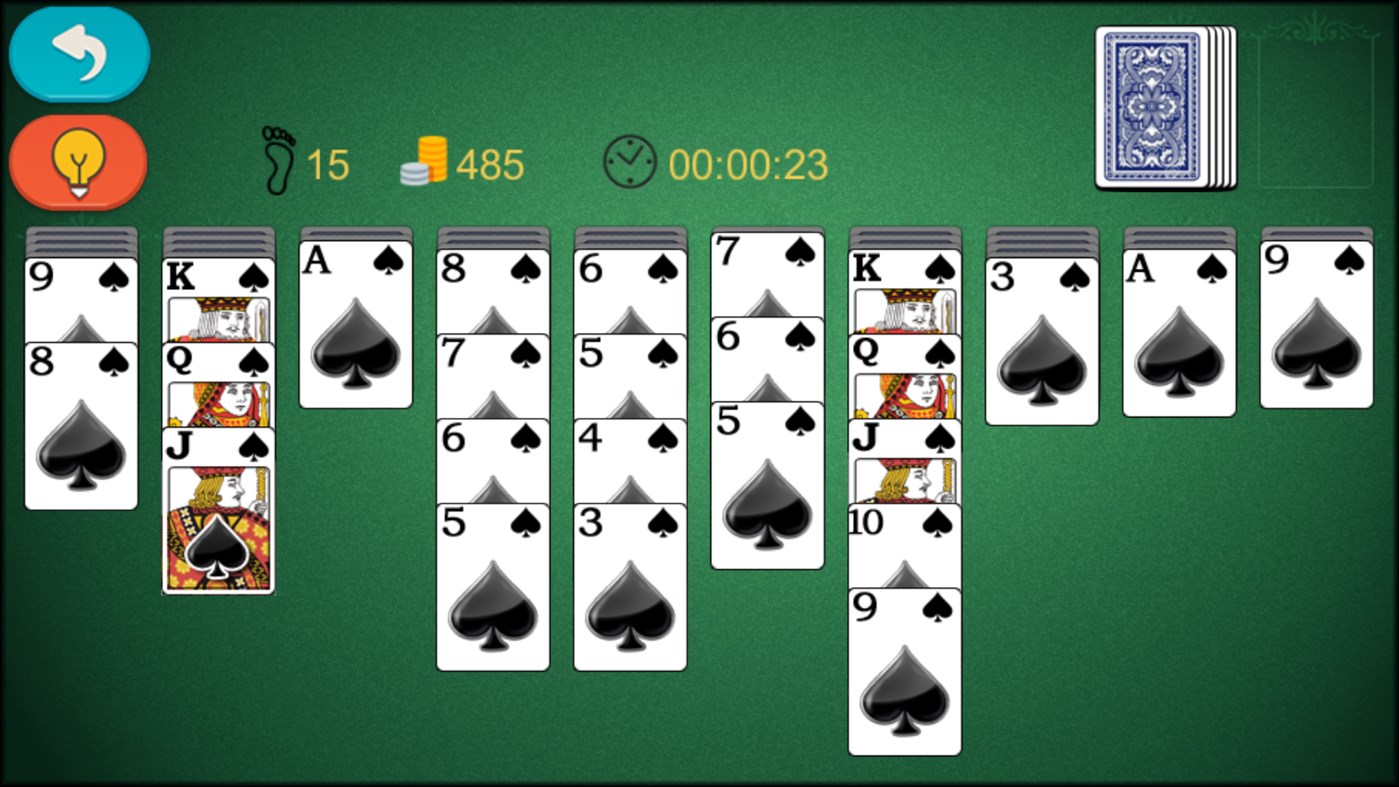 #1. Spider Solitaire Classic! (Windows) 由: Klondike Solitaire Game