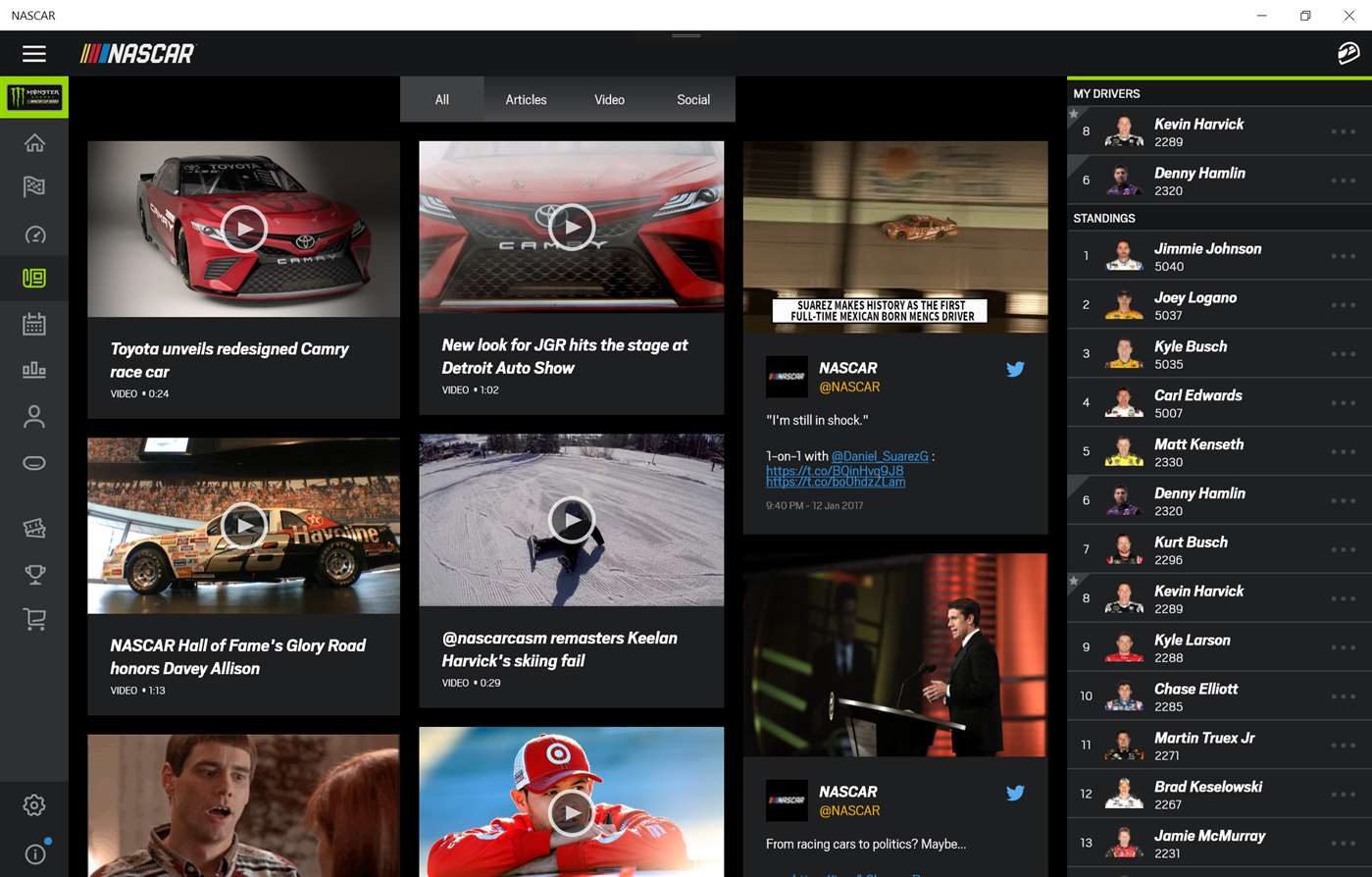 Official App of NASCAR arrives on Windows 10 and Xbox One