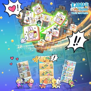 Kawaii Friends 4コママンガのパズルゲーム