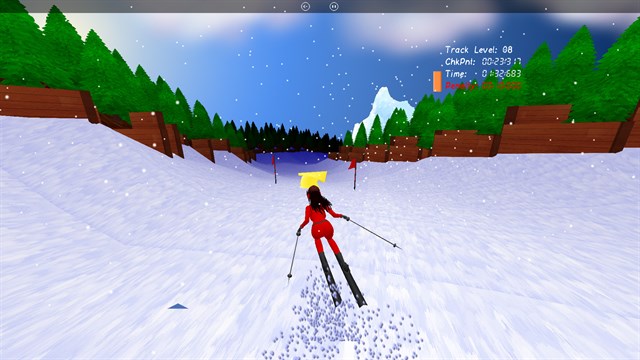 A Snowy Slalom screenshot 1