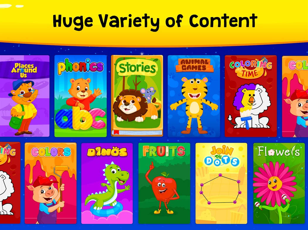 #7. KidloLand Nursery Rhymes Kids Games (Windows) Podle: IDZ Digital Private Limited