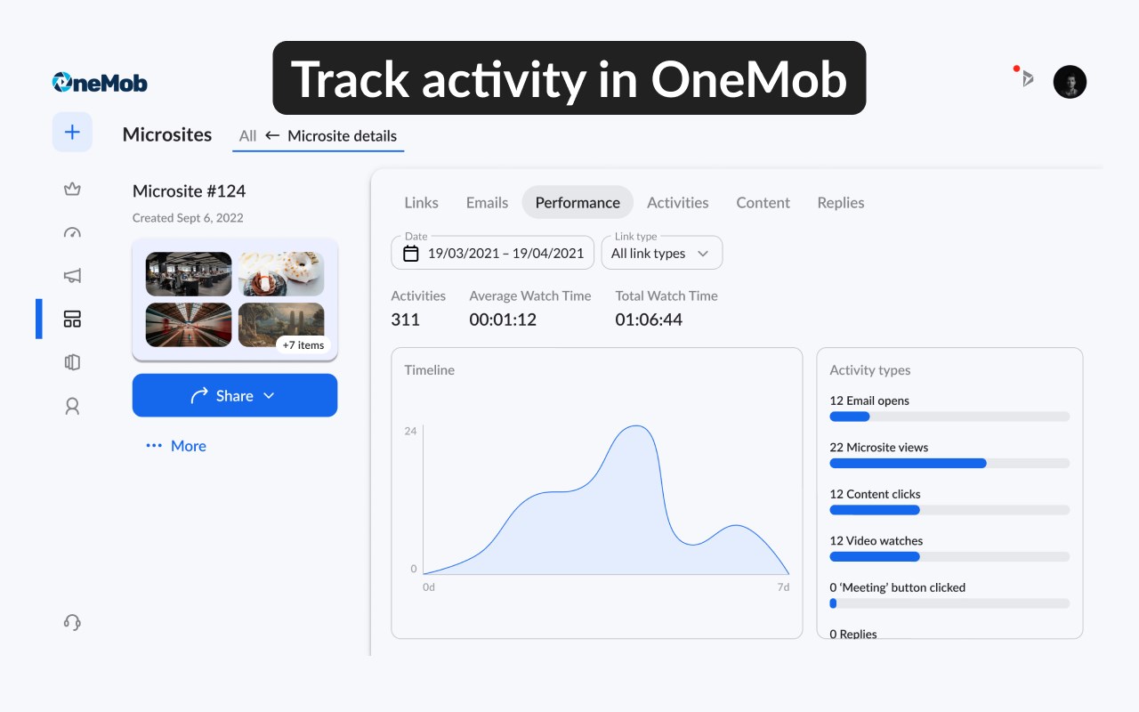 OneMob - More Engagement with Free Microsites