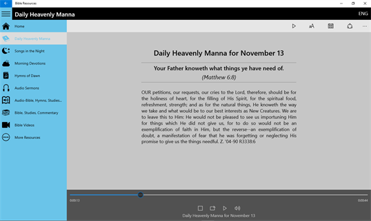Bible Study Tools - Audio, Video screenshot 2
