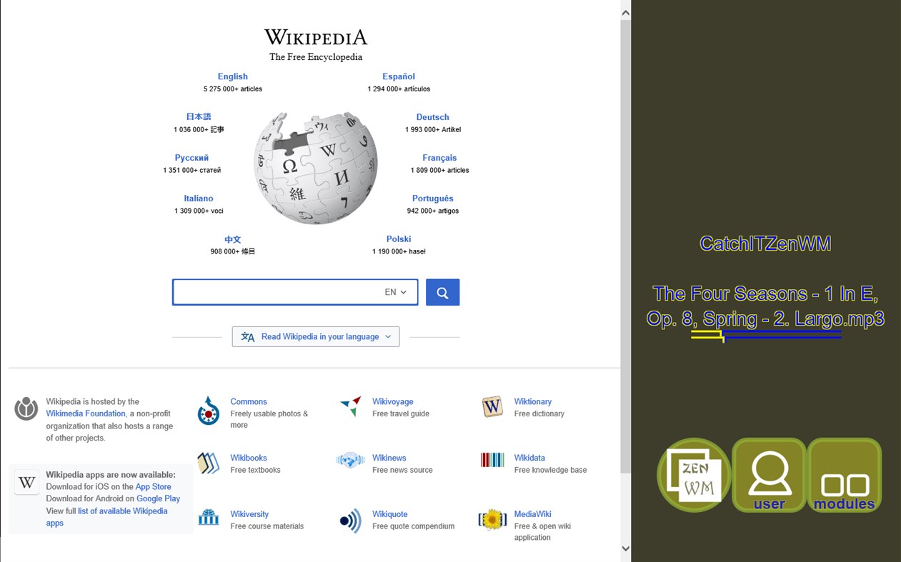 #1. CatchIT Spaces Zen-WM (Windows) بواسطة: Kostadin Nonchev