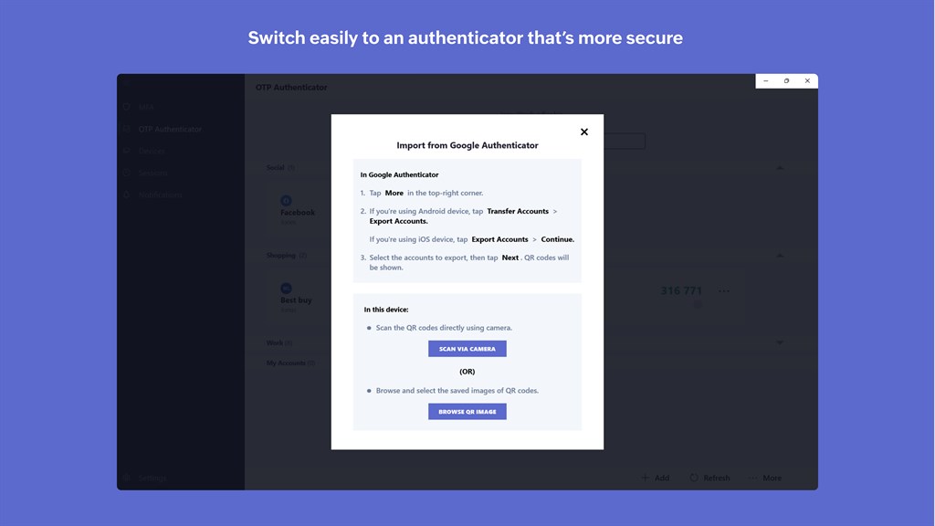 Authenticator App - OneAuth_5