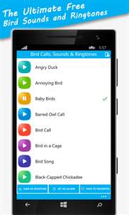 Bird Calls, Sounds & Ringtones screenshot 1