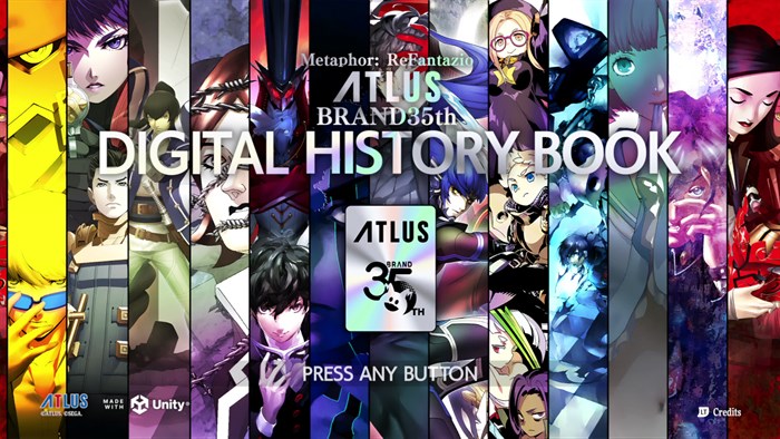 Цифровая книга «35-летие Atlus» — скриншот 1