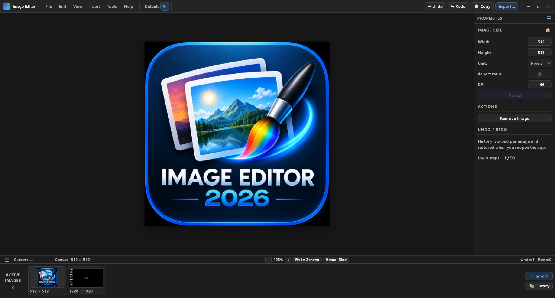 Image Editor - 2026 screenshot