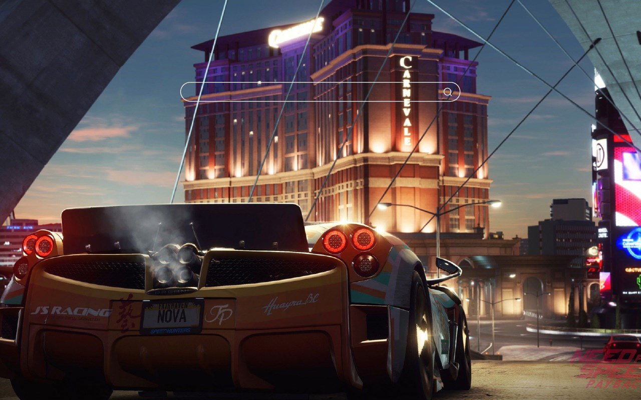 Need for Speed HD Wallpapers New Tab Theme