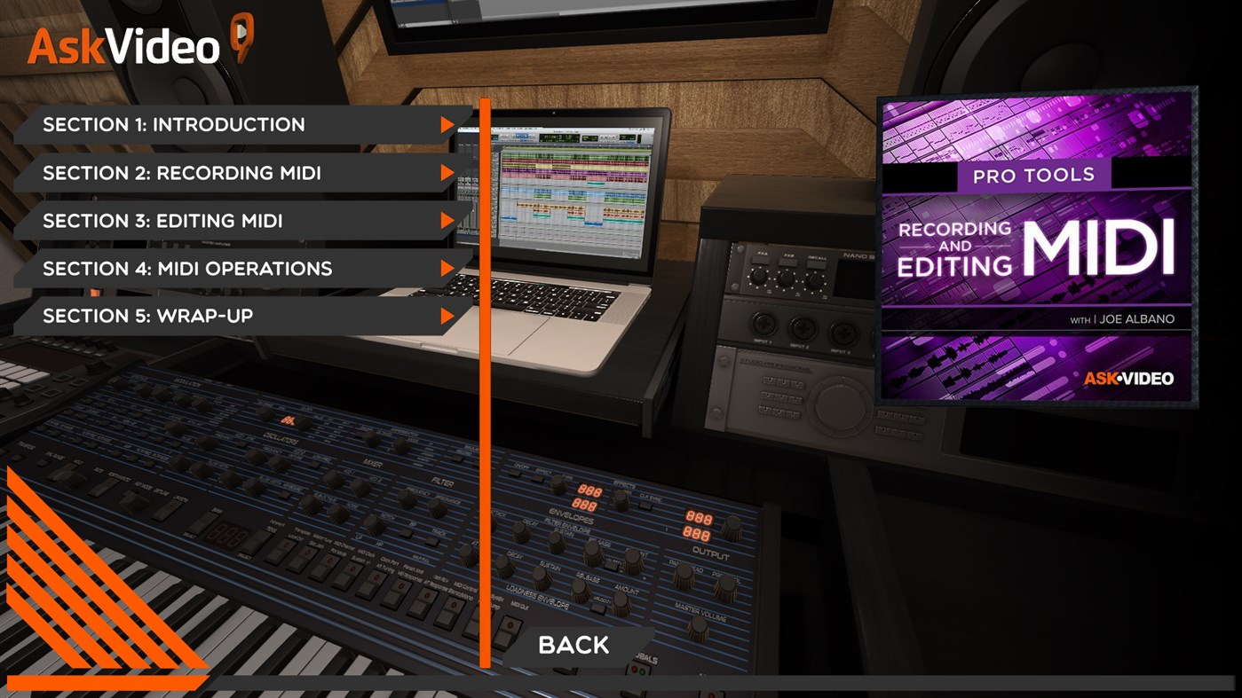 #2. Recording and Editing MIDI Course For Pro Tools (Windows) De: AskVideo