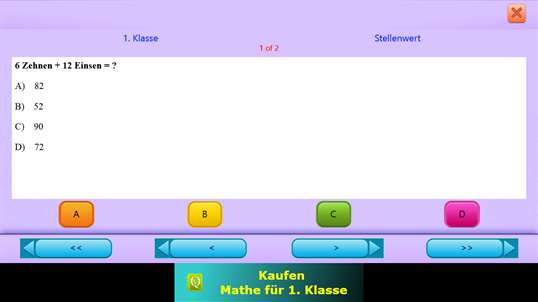 QVprep Lite Mathe für 1. Klasse screenshot 9