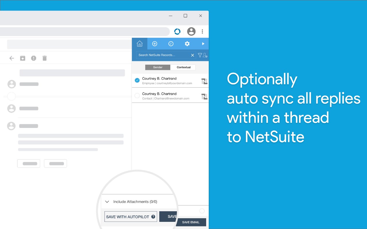 CloudExtend Gmail for NetSuite Legacy