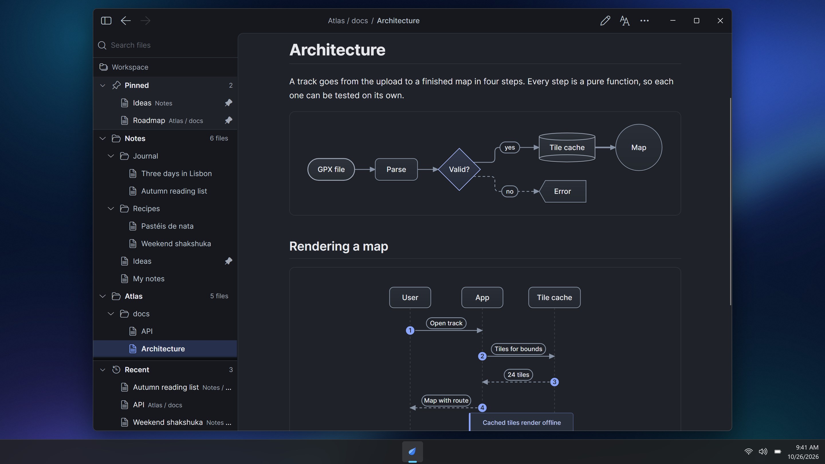 Uku: Markdown Reader screenshot